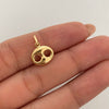 Dije gc  Oro amarillo 18k 0,55 Gr / 11,3 mm / 1,5 Cm