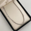 Pulso tenis con diamantes  Oro blanco 18k 6,45 Gr / 1,9 mm / 18,3 Cm