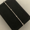Pulso tenis con diamantes  Oro blanco 18k 6,45 Gr / 1,9 mm / 18,3 Cm