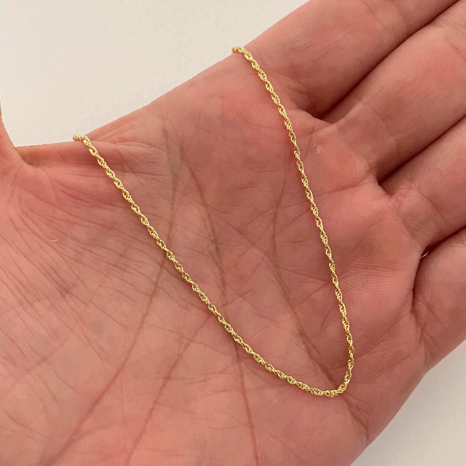 Cadena It mini lazo  Oro amarillo 18k +1 / 1,15 Gr / 1,23 mm / 60 Cm