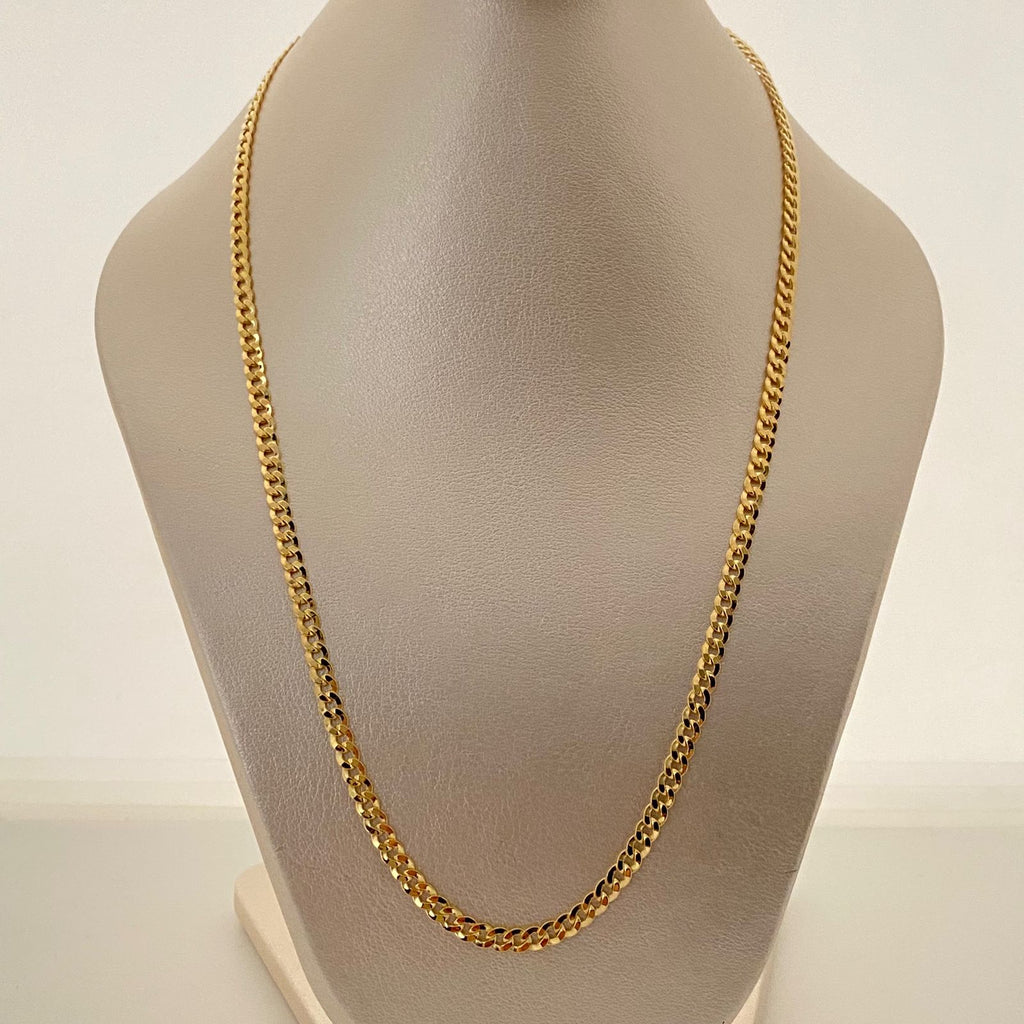 Cadena It Cubana Oro amarillo 18k 14,7 Gr / 5,1 mm / 60 Cm