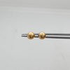 Topos media bola 6mm Oro amarillo 18k 0,55 Gr