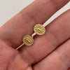 Topos virgen borde corazones Oro amarillo 18k 1,20 Gr / 7,55 mm