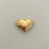 Herraje corazon inflado Oro amarillo 18k 1,1 Gr / 1,6 Cm