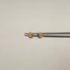 Topos oso th con circones blancos  Oro amarillo 18k 0,55 Gr / 3,21 mm