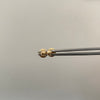 Topos Bola Diamantada 3mm Oro amarillo 18k 0,6 Gr