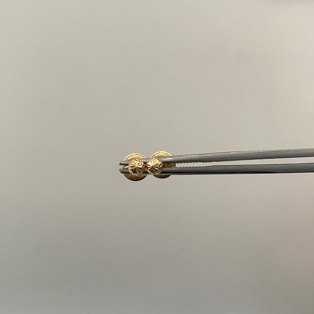 Topos Bola Diamantada 3mm Oro amarillo 18k 0,6 Gr