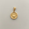 Dije Corona Rx Oro amarillo 18k 1,45 Gr / 16,4 mm / 2,8 Cm