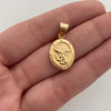 Dije San Miguel Oro amarillo 18k 1,25 Gr / 13,1 mm / 2,5 Cm