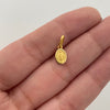 Dije It virgen milagrosa  Oro amarillo 18k +4 / 1,45 Gr / 9,3 mm / 2 Cm