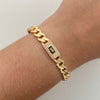 Aro It Cubana MonCh Oro amarillo 18k +4 / 10,8 Gr / 7,6 mm / 18 Cm