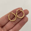 Candonga Entorchada Oro amarillo 18k 1,75 Gr / 2 Cm
