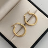 Candonga Entorchada Oro amarillo 18k 1,75 Gr / 2 Cm