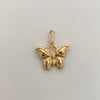 Dije Mariposa Oro amarillo 18k 1,2 Gr / 17,7 mm / 2 Cm