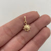 Dije Sol Oro amarillo 18k 0,45 Gr / 9,2 mm / 1,5 Cm