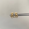 Topos Oso Mano Alzada Oro amarillo 18k 0,7 Gr / 6,4 mm