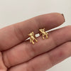 Topos Oso Mano Alzada Oro amarillo 18k 0,7 Gr / 6,4 mm