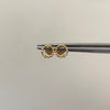 Topos Aro tres Circones Oro amarillo 18k 0,7 Gr / 6,9 mm