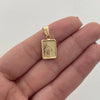 Dije Placa Virgen Milagrosa Oro amarillo 18k 1 Gr / 10,3 mm / 2,1 Cm