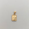 Dije Placa Virgen de Guadalupe Oro amarillo 18k 0,95 Gr / 10,3 mm / 2,1 Cm