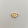 Herraje Signo Pesos Oro amarillo 18k 0,65 Gr / 1 Cm