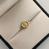 Herraje Signo Pesos Oro amarillo 18k 0,65 Gr / 1 Cm