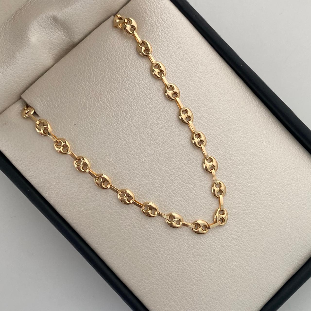 Cadena Gc Liso Oro amarillo 18k 6,75 Gr / 4,1 mm / 45 Cm Broche 0,60