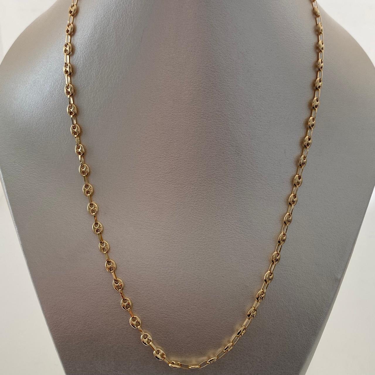 Cadena Gc Liso Oro amarillo 18k 6,75 Gr / 4,1 mm / 45 Cm Broche 0,60