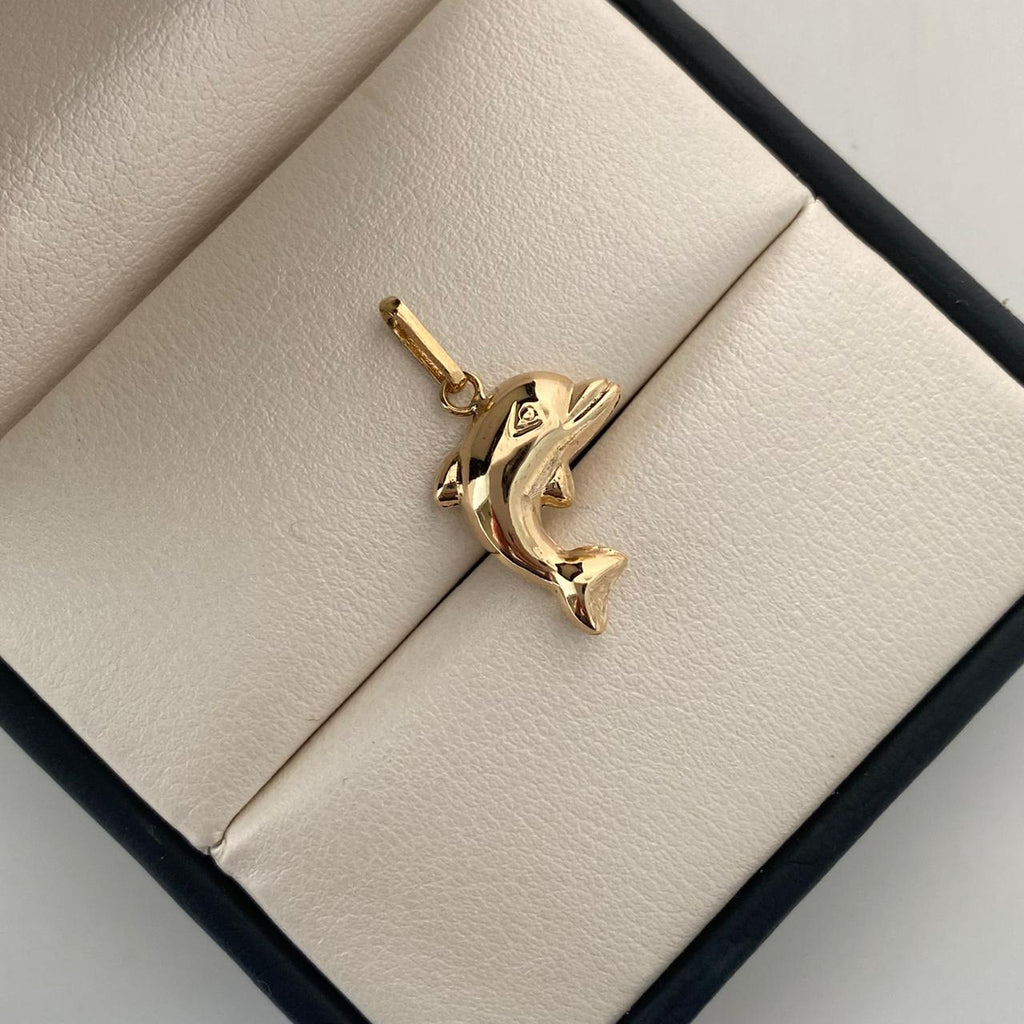 Dije Delfin Oro amarillo 18k 1,3 Gr / 14 mm / 2,4 Cm