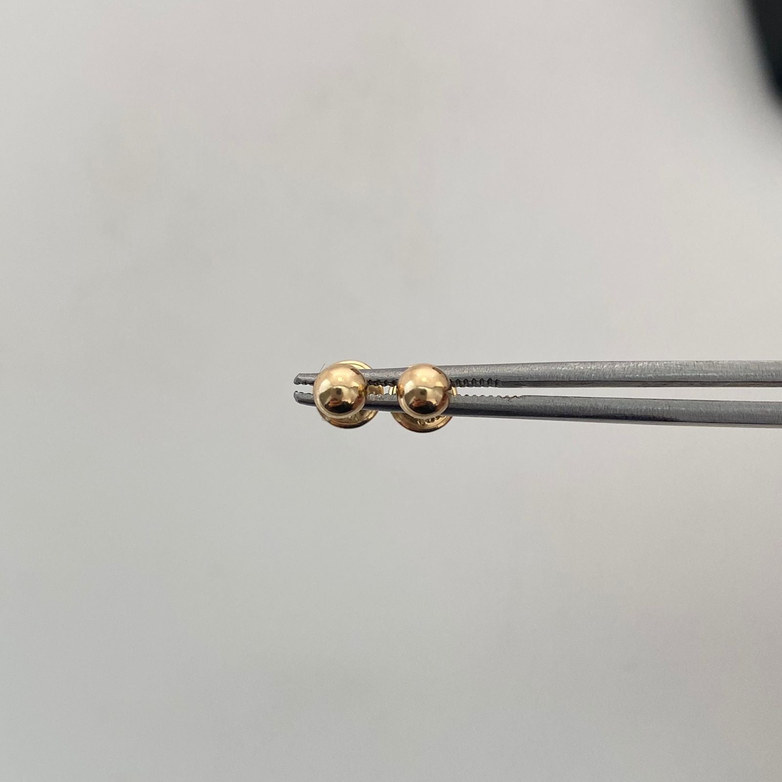 Topos Media Bola Lisa 4mm Oro amarillo 18k 0,45 Gr