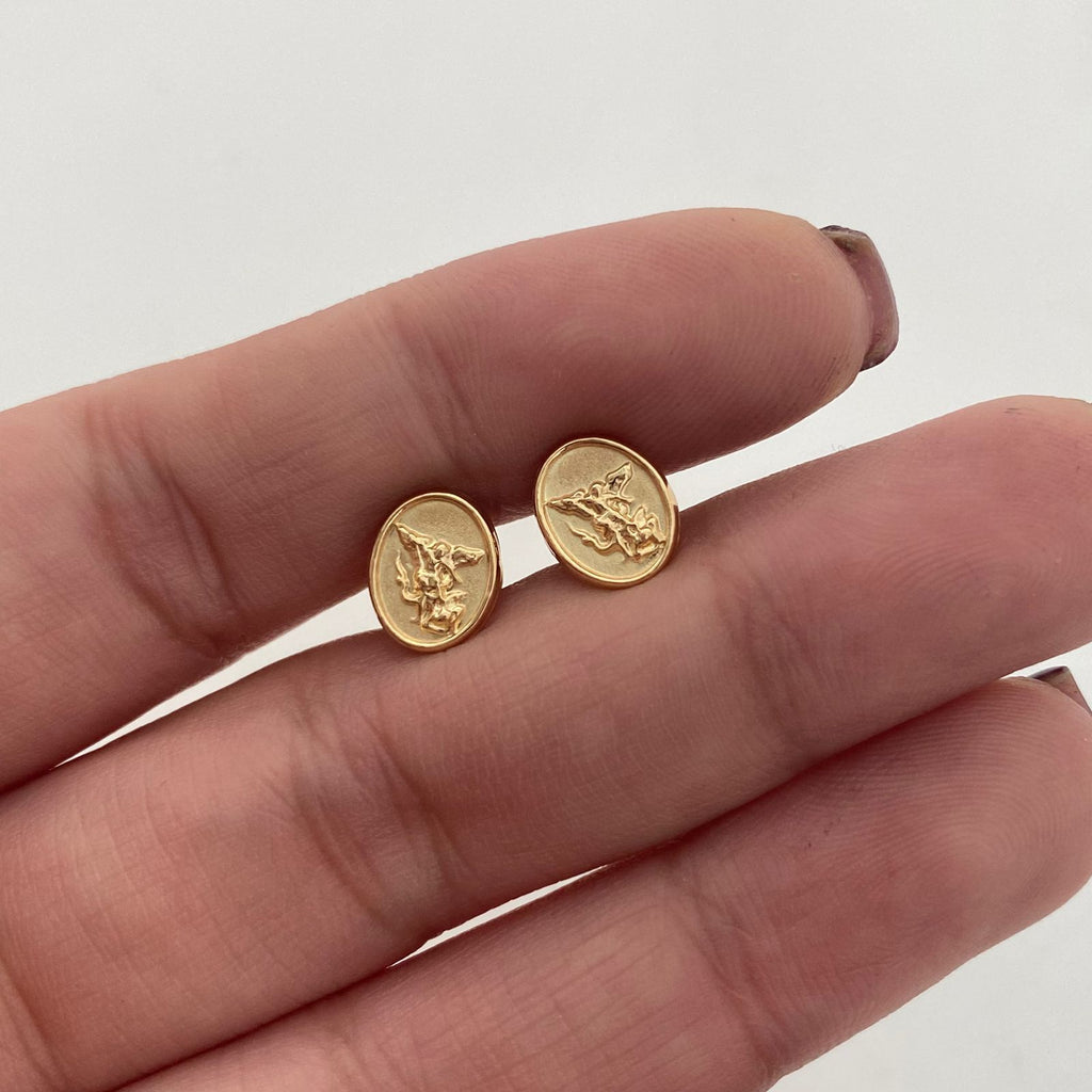 Topos San Miguel Oro amarillo 18k 0,85 Gr / 7,6 mm