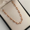 Cadena Rustica Oro rosa 18k +1 / 8,45 Gr / 4,3 mm / 60 Cm Broche 0,60