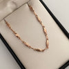 Pulso Rustico Oro rosa 18k +1 / 3,50 Gr / 3,2 mm / 21 Cm Broche 0,60