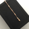 Pulso Rustico Oro rosa 18k +1 / 3,50 Gr / 3,2 mm / 21 Cm Broche 0,60