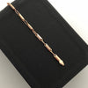 Pulso rustico Oro rosa 18k +1 / 3,60 gr / 3,5 mm / 21 cm broche 0,60