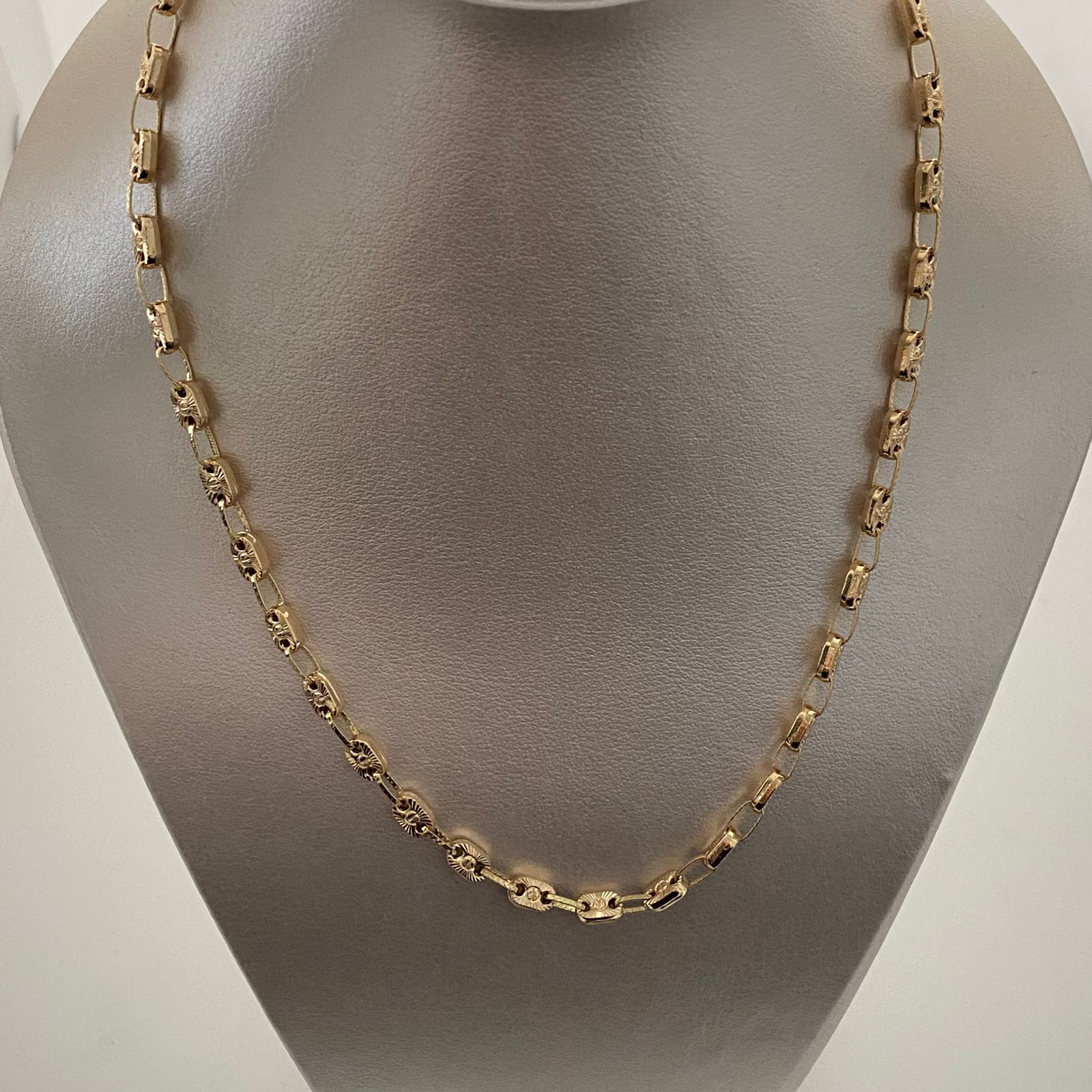 Cadena Gc Diamantado Oro amarillo 18k +1 / 14,80 Gr / 4,5 mm / 60 Cm Broche 0,60