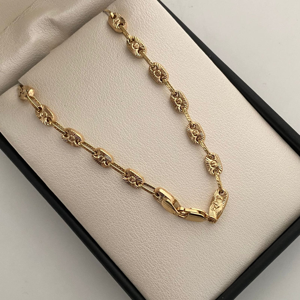 Cadena Gc Diamantado Oro amarillo 18k +1 / 14,80 Gr / 4,5 mm / 60 Cm Broche 0,60