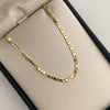 Pulso It Plano liso Oro amarillo 18k +1 / 2,1 Gr / 2,5 mm / 19 Cm