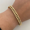 Pulso It Cubana Especial Oro amarillo 18k +1 / 10,6 Gr / 8 mm / 19,5 Cm