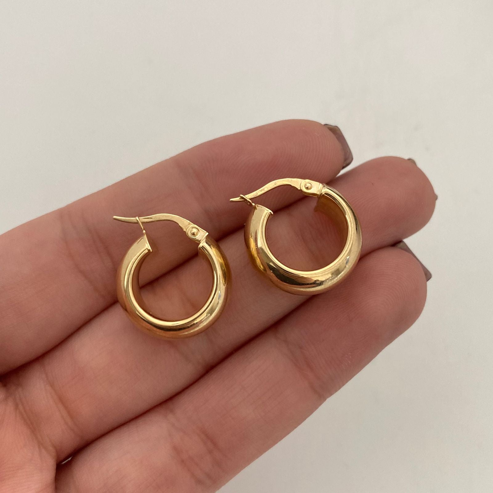 Candonga It Lisa Oro amarillo 18k +4 / 3,5 Gr / 1,9 Cm