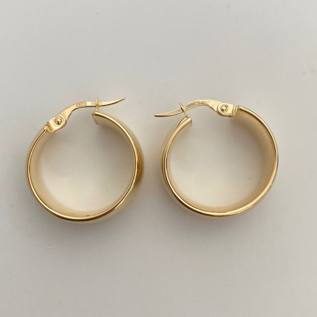 Candonga It Lisa Oro amarillo 18k +4 / 2,85 Gr / 2 Cm