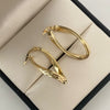 Candonga It Entorchada diamantada Oro amarillo 18k +4 / 2,6 Gr / 3 Cm