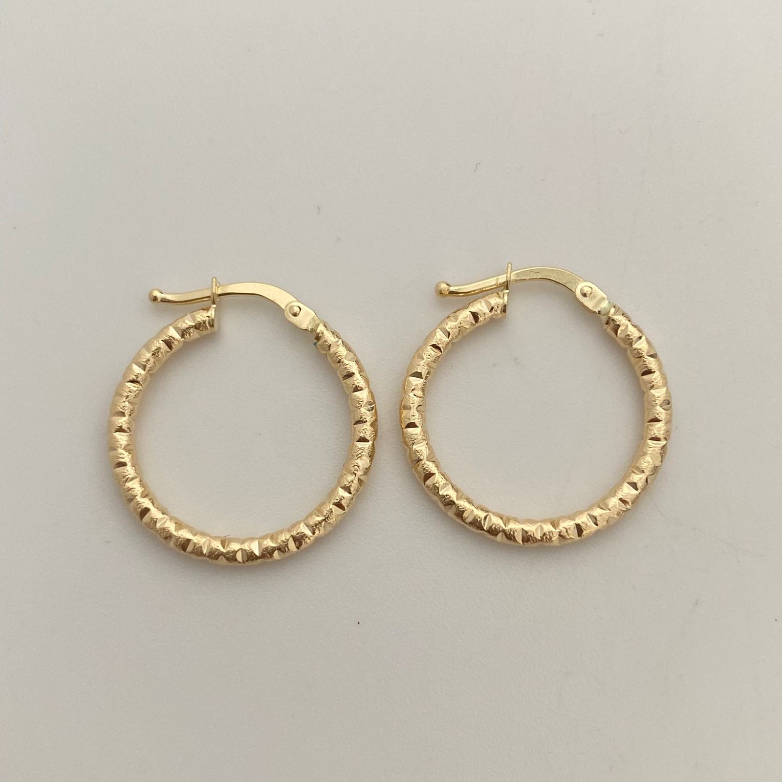 Candonga It Diamantada Oro amarillo 18k +4 / 1,25 Gr / 2 Cm