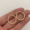 Candonga It Diamantada Oro amarillo 18k +4 / 1,25 Gr / 2 Cm