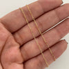 Cadena It Mini Cajon Oro amarillo 18k 1,3 Gr / 1,2 mm / 50 Cm