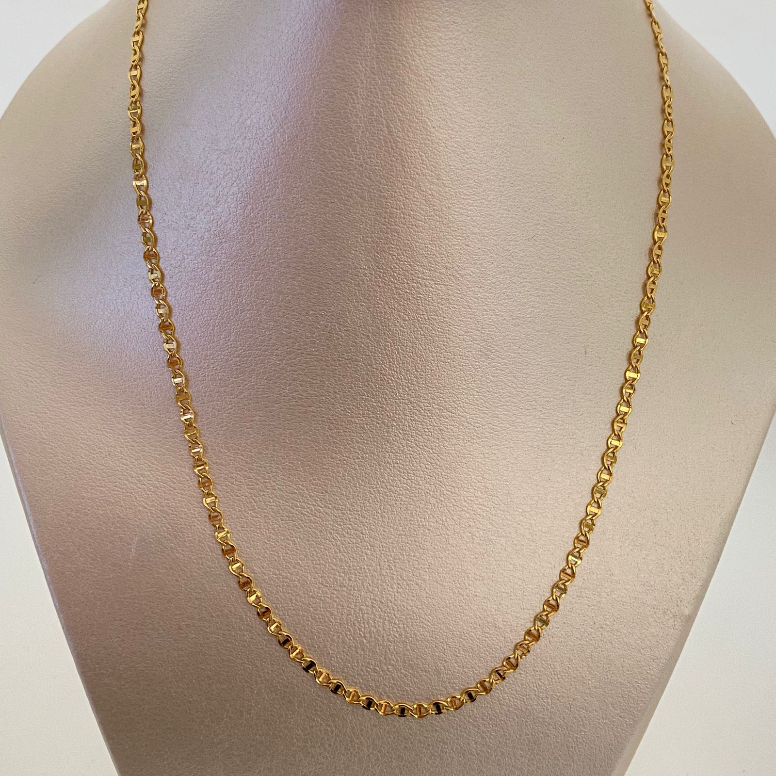 Cadena It Escalera Plana Oro amarillo 18k 2,8 Gr / 2,8 mm / 50 Cm