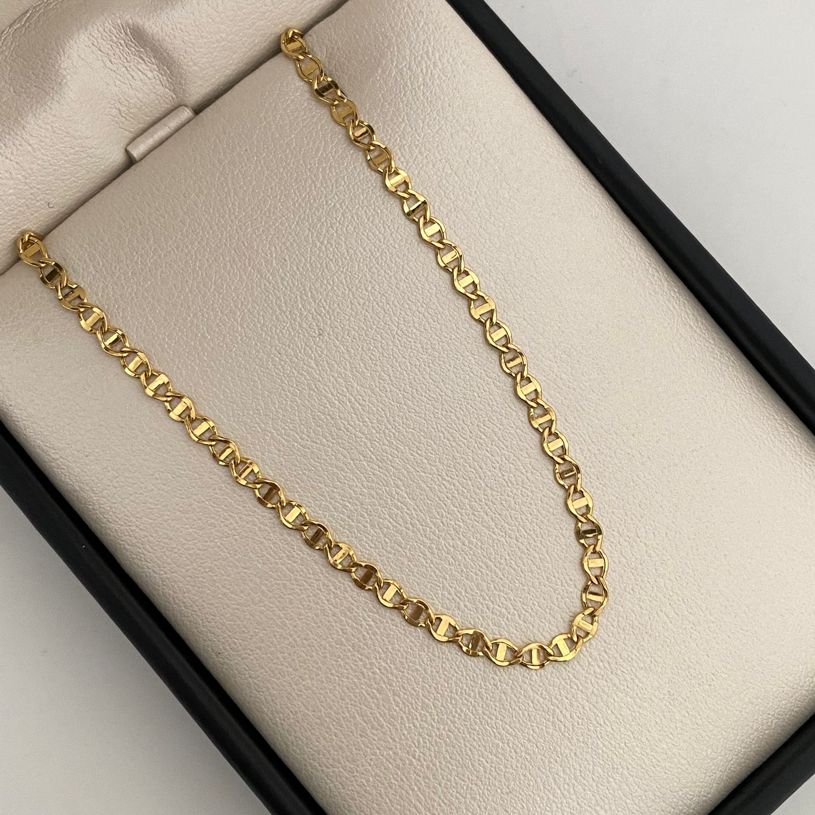 Cadena It Escalera Plana Oro amarillo 18k 2,8 Gr / 2,8 mm / 50 Cm