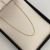 Cadena It Mini Singapur Oro amarillo 18k +1 / 1,1 Gr / 1 mm / 45 Cm