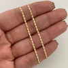 Cadena It Plana Lisa Oro amarillo 18k +1 / 2,2 Gr / 1,6 mm / 50 Cm