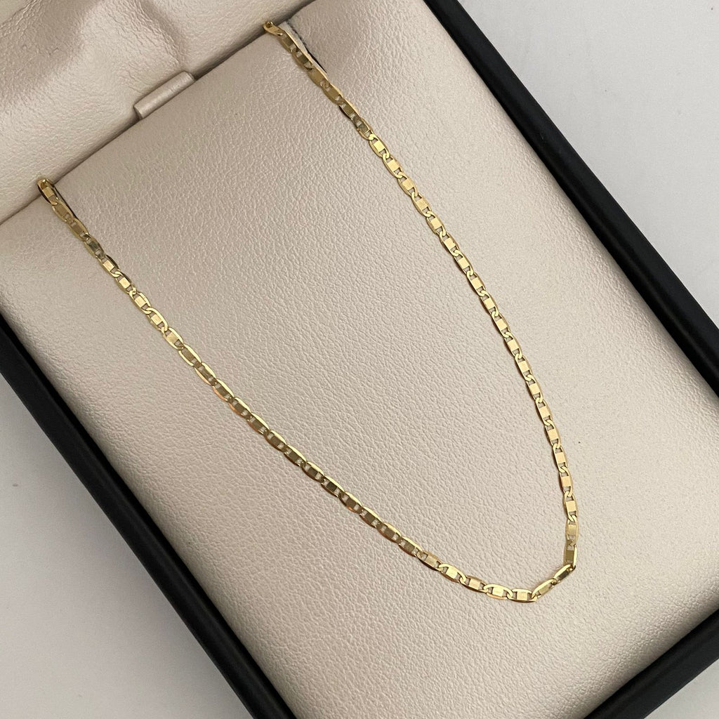 Cadena It Plana Lisa Oro amarillo 18k +1 / 2,2 Gr / 1,6 mm / 50 Cm